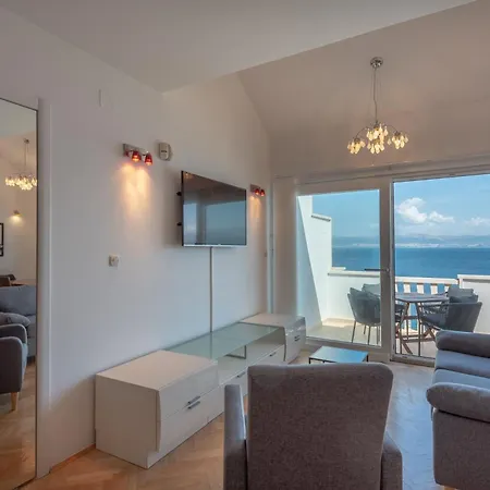 Bruno 1&2 - Two-room Penthouse - Wonderful Panoramic View Of The Sea - The Location, First Row To The - 10 Minutes From Supetar Ferry Port - Free Secured Parking - Facilities Nearby 아파트 수티반